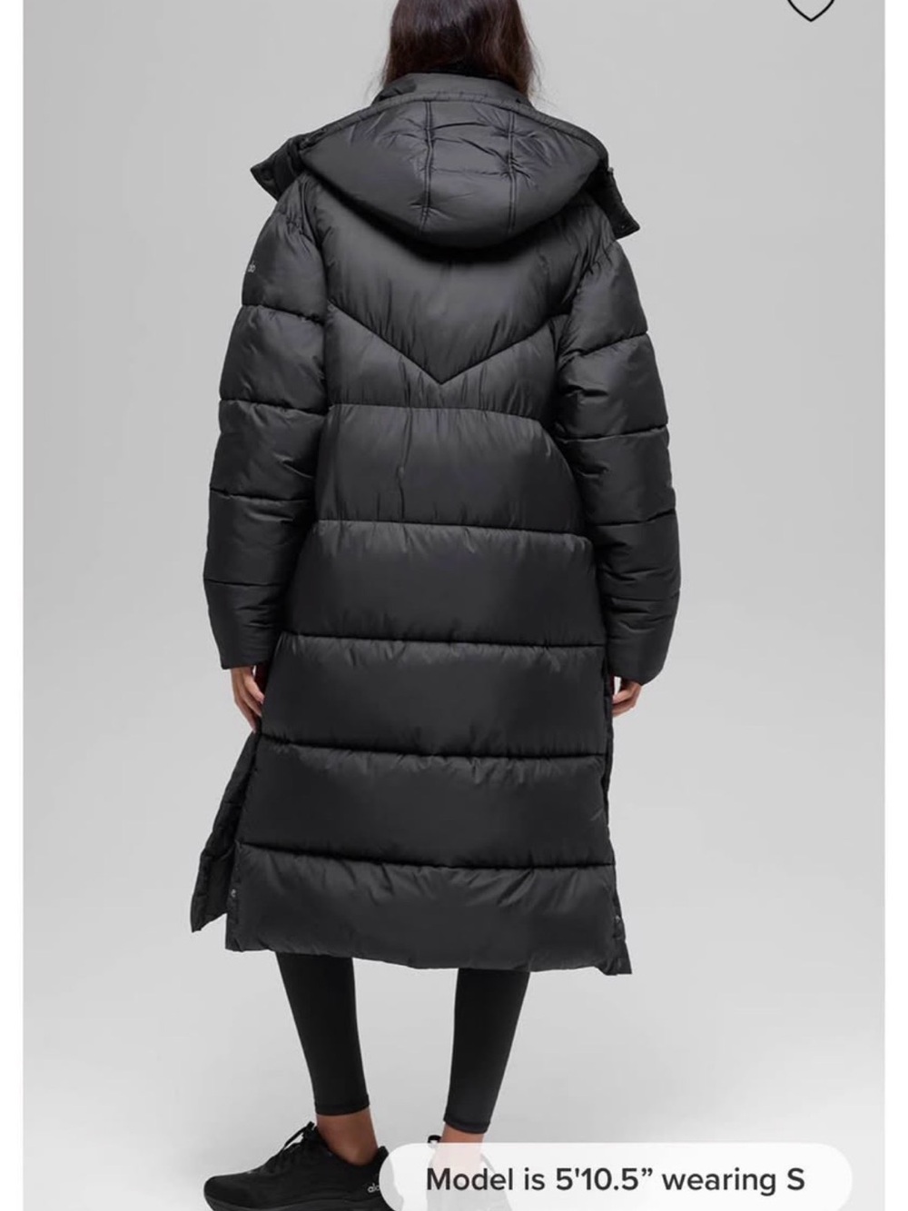 alo Gold Rush Puffer Trench - size Large - Picture 4 of 7